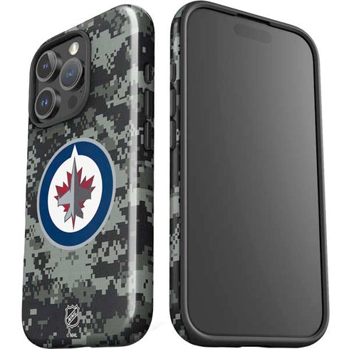 NHL Winnipeg Jets Camo iPhone 16 Pro Max Impact Case