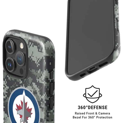 NHL Winnipeg Jets Camo iPhone 16 Pro Max Magsafe Impact Case