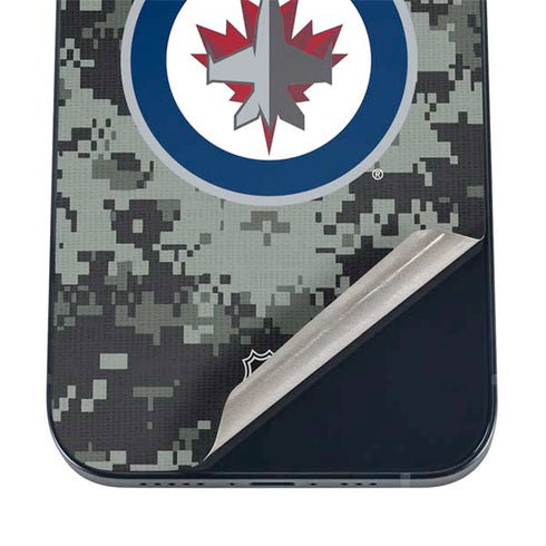 NHL Winnipeg Jets Camo iPhone 16 Skin