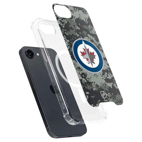 NHL Winnipeg Jets Camo iPhone 16e MagSafe Case