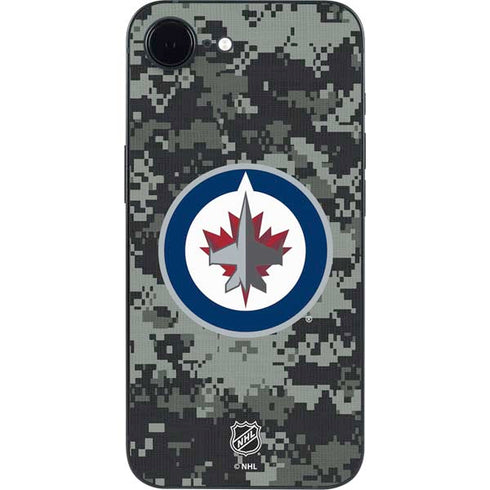 NHL Winnipeg Jets Camo iPhone 16e Skin
