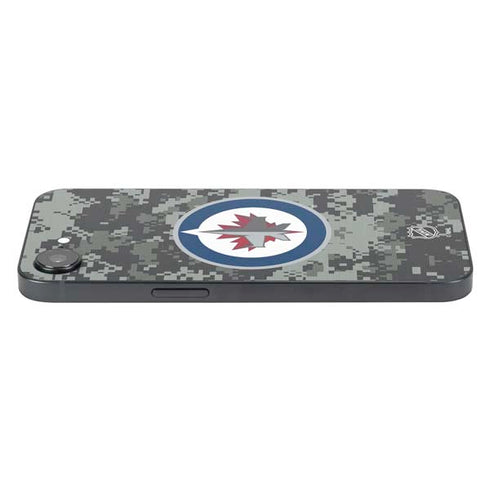 NHL Winnipeg Jets Camo iPhone 16e Skin