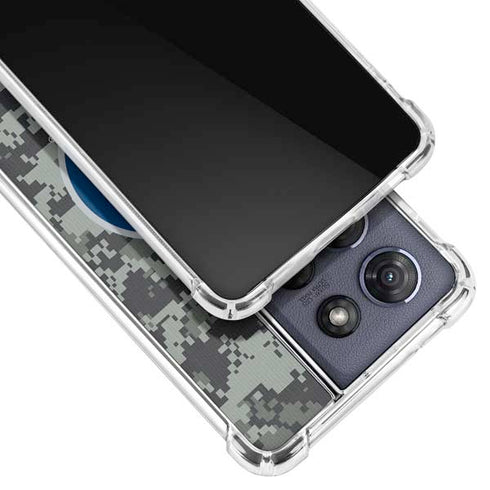 NHL Winnipeg Jets Camo Moto G 5G (2025) Clear Case