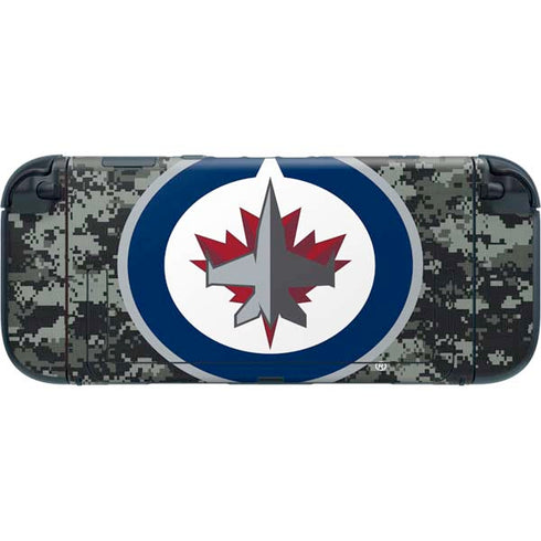 NHL Winnipeg Jets Camo Nintendo Switch 2 (2025) with Joy-Con Skin