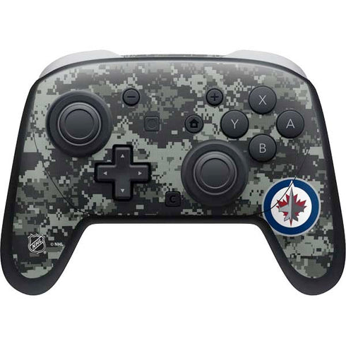 NHL Winnipeg Jets Camo Nintendo Switch 2 (2025) Pro Controller Skin