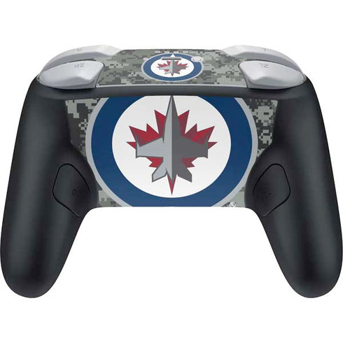 NHL Winnipeg Jets Camo Nintendo Switch 2 (2025) Pro Controller Skin