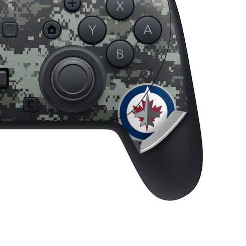 NHL Winnipeg Jets Camo Nintendo Switch 2 (2025) Pro Controller Skin