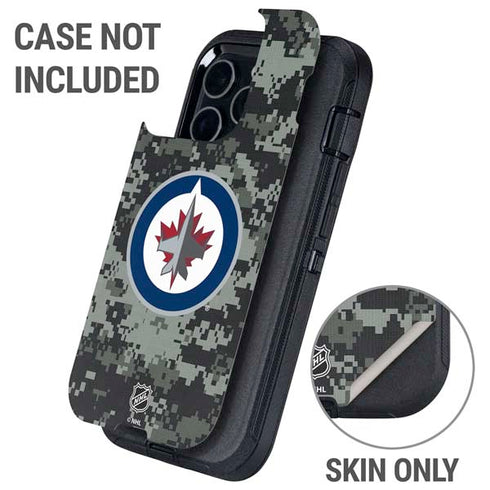 NHL Winnipeg Jets Camo Otterbox Defender iPhone Skin