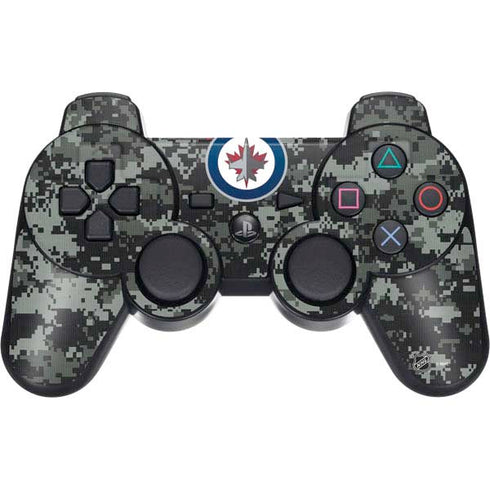 NHL Winnipeg Jets Camo PS3 Dual Shock wireless controller Skin