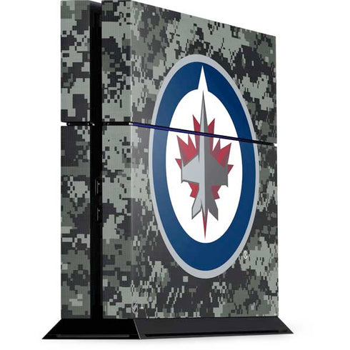 NHL Winnipeg Jets Camo PS4 Console Skin