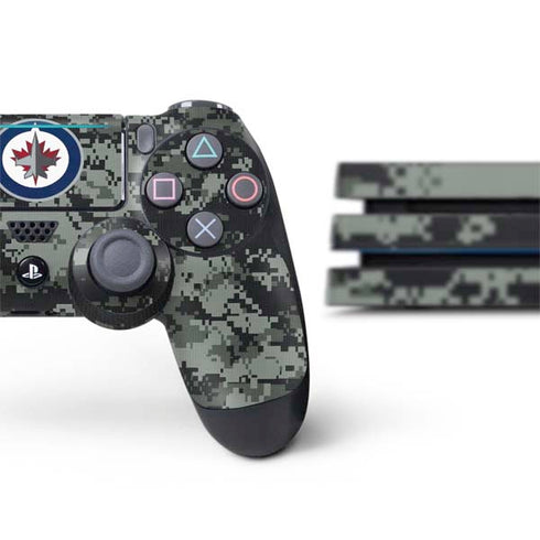 NHL Winnipeg Jets Camo PS4 Pro Bundle Skin