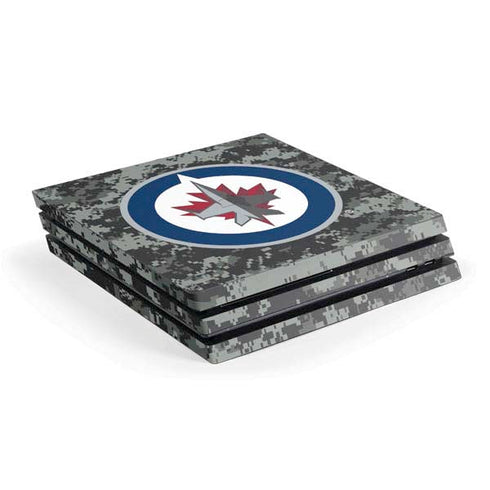 NHL Winnipeg Jets Camo PS4 Pro Console Skin