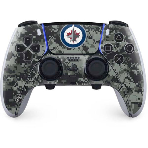 NHL Winnipeg Jets Camo PS5 DualSense Edge Pro Controller Skin