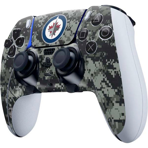 NHL Winnipeg Jets Camo PS5 DualSense Edge Pro Controller Skin