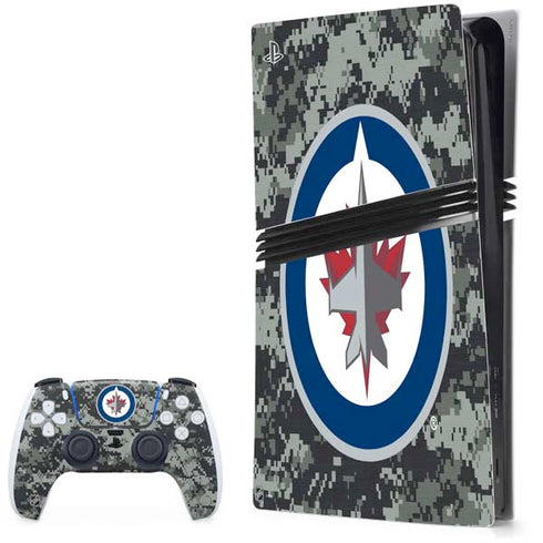 NHL Winnipeg Jets Camo PlayStation PS5 Skins