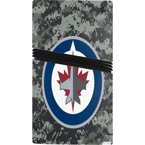 NHL Winnipeg Jets Camo PS5 Pro Bundle Skin