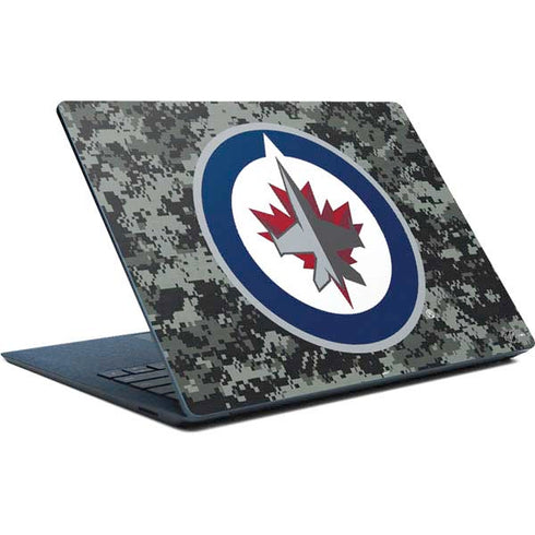NHL Winnipeg Jets Camo Surface Laptop Skin