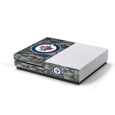 NHL Winnipeg Jets Camo Xbox One S Console Skin