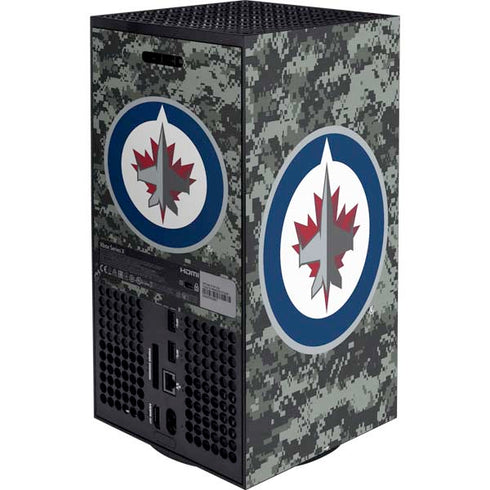 NHL Winnipeg Jets Camo XBox Series X Digital Edition Bundle Skin
