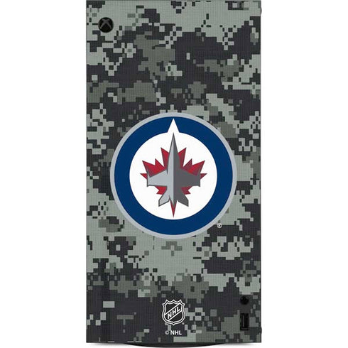 NHL Winnipeg Jets Camo XBox Series X Digital Edition Console Skin