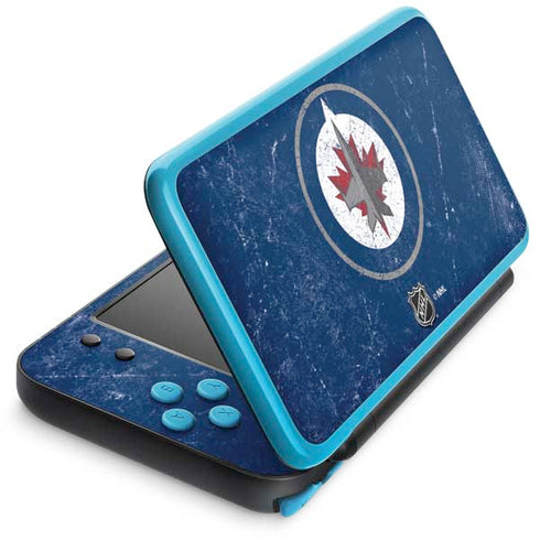 NHL Winnipeg Jets Distressed Logo Nintendo Skins