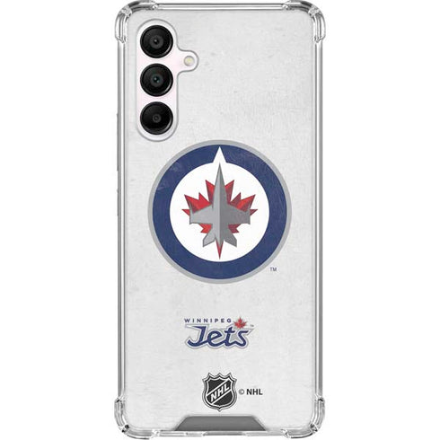NHL Winnipeg Jets Distressed Galaxy A16 5G Clear Case