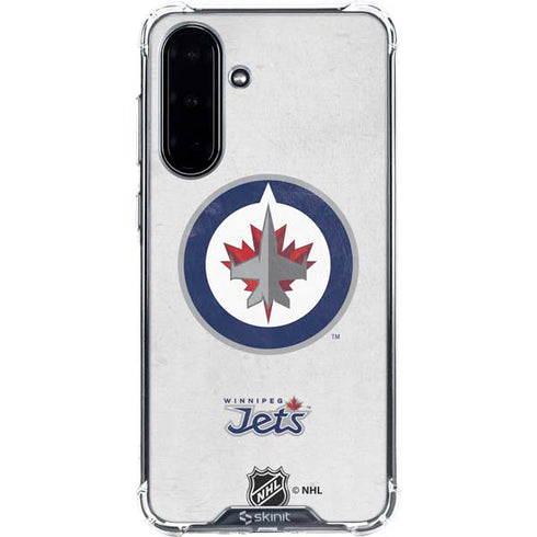 NHL Winnipeg Jets Distressed Galaxy A36 5G Clear Case