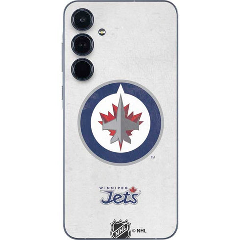 NHL Winnipeg Jets Distressed Galaxy A55 5G Skin