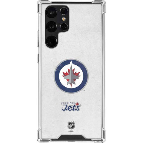 NHL Winnipeg Jets Distressed Galaxy S23 Ultra Clear Case