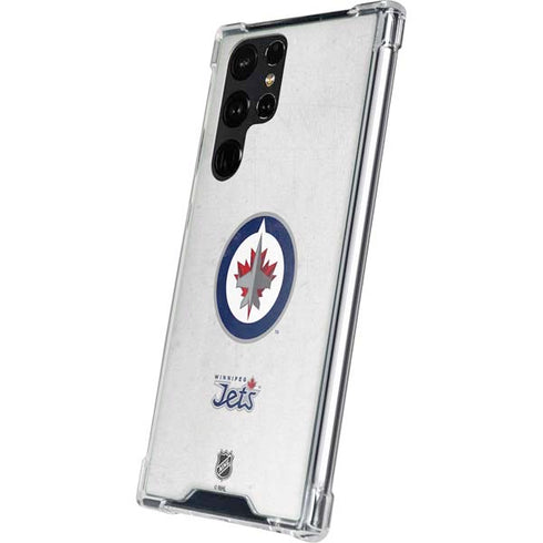 NHL Winnipeg Jets Distressed Galaxy S23 Ultra Clear Case