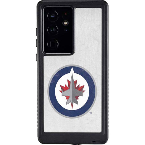 NHL Winnipeg Jets Distressed Galaxy S24 Ultra Waterproof Case
