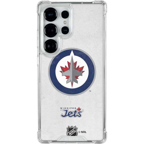 NHL Winnipeg Jets Distressed Galaxy S25 Ultra Clear Case