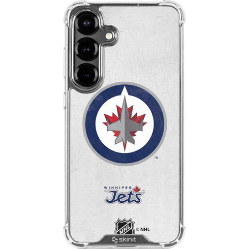 NHL Winnipeg Jets Distressed Galaxy S26 Clear Case