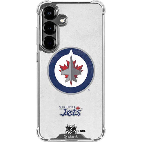NHL Winnipeg Jets Distressed Galaxy S26 Plus Clear Case
