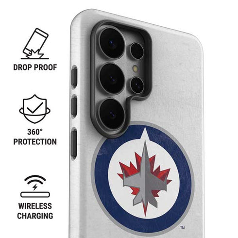 NHL Winnipeg Jets Distressed Galaxy S26 Ultra Impact Case