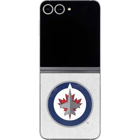 NHL Winnipeg Jets Distressed Galaxy Z Flip6 Skin