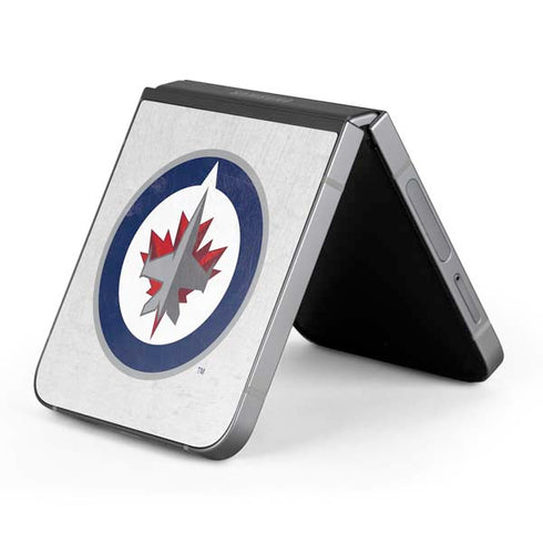 NHL Winnipeg Jets Distressed Galaxy Z Flip6 Skin
