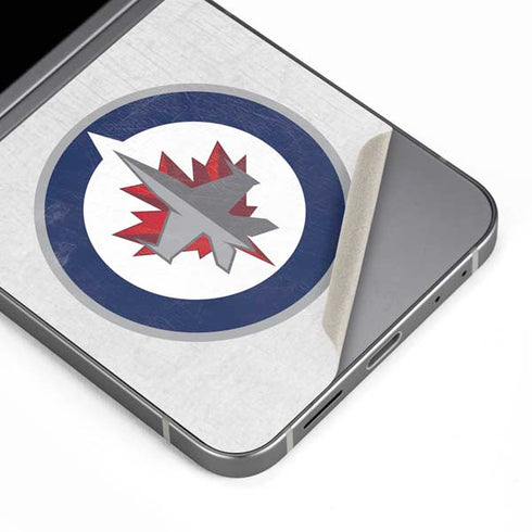 NHL Winnipeg Jets Distressed Galaxy Z Flip6 Skin