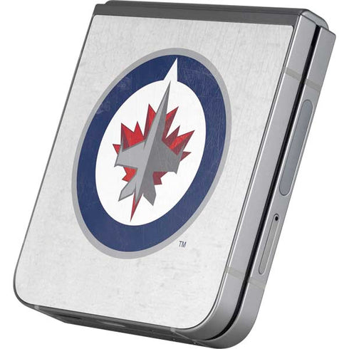 NHL Winnipeg Jets Distressed Galaxy Z Flip6 Skin