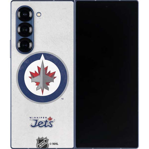 NHL Winnipeg Jets Distressed Galaxy Z Fold6 Skin