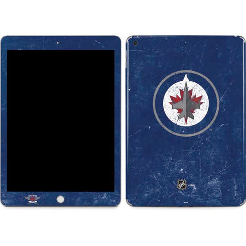 NHL Winnipeg Jets Distressed Logo Apple iPad Skin