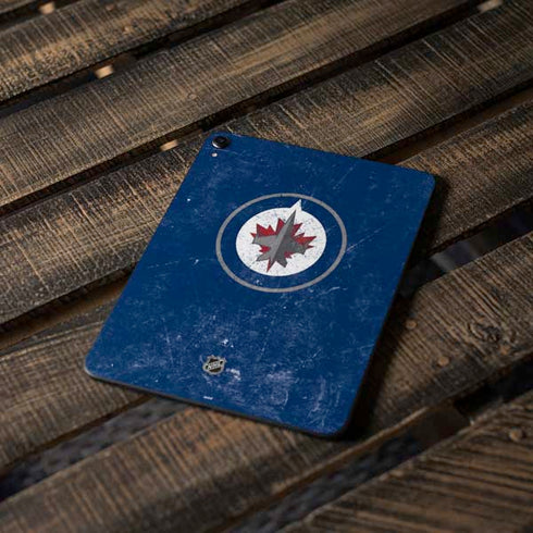 NHL Winnipeg Jets Distressed Logo Apple iPad Pro Skin