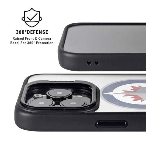NHL Winnipeg Jets Distressed iPhone 14 Pro Max Kickstand Case