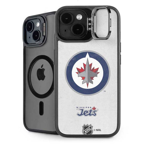 NHL Winnipeg Jets Distressed iPhone 15 Plus Kickstand Case