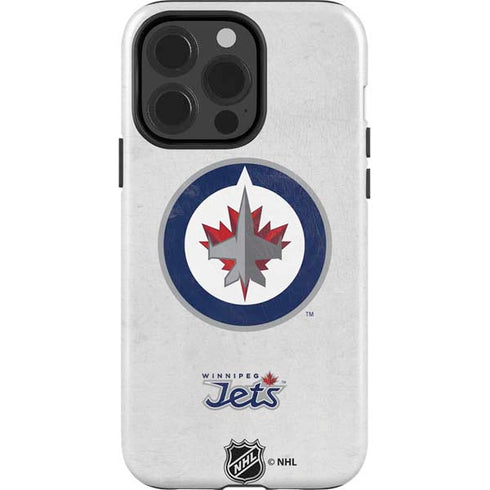 NHL Winnipeg Jets Distressed iPhone 15 Pro Impact Case