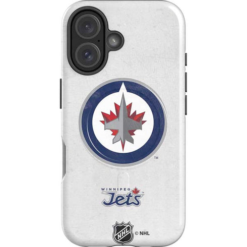NHL Winnipeg Jets Distressed iPhone 16 Magsafe Impact Case