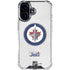 NHL Winnipeg Jets Distressed iPhone 16 Plus Clear Case