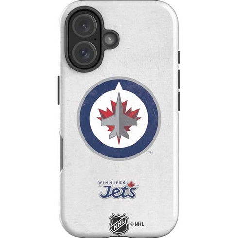 NHL Winnipeg Jets Distressed iPhone 16 Plus Impact Case
