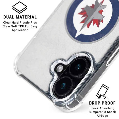NHL Winnipeg Jets Distressed iPhone 16 Plus MagSafe Case