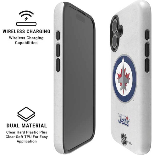NHL Winnipeg Jets Distressed iPhone 16 Plus Magsafe Impact Case